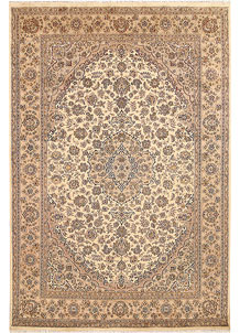 Blanched Almond Isfahan 6' 7 x 9' 9 - SKU 68450