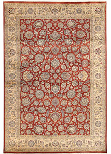 Firebrick Mahal 6' 7 x 9' 7 - SKU 68451