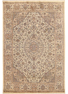Blanched Almond Isfahan 6' 7 x 9' 9 - SKU 68453