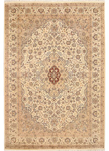 Blanched Almond Isfahan 6' 6 x 9' 6 - SKU 68454