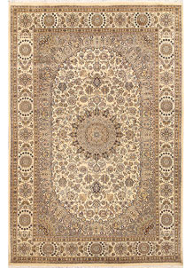 Blanched Almond Isfahan 6' 5 x 9' 8 - SKU 68455