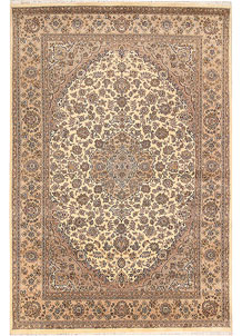 Blanched Almond Isfahan 6' 7 x 9' 10 - SKU 68458