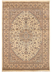 Blanched Almond Isfahan 6' 7 x 9' 10 - SKU 68460