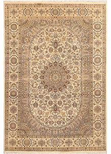 Blanched Almond Isfahan 6' 5 x 9' 6 - SKU 68464