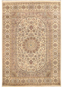 Blanched Almond Isfahan 6' 7 x 9' 6 - SKU 68471