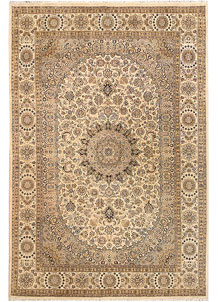 Blanched Almond Isfahan 6' 4 x 9' 6 - SKU 68472