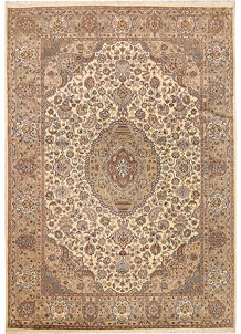 Blanched Almond Isfahan 6' 8 x 9' 6 - SKU 68478