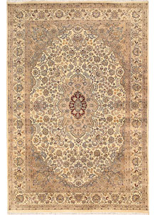 Blanched Almond Isfahan 6' 5 x 9' 7 - SKU 68479