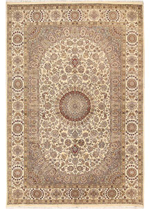 Blanched Almond Isfahan 6' 8 x 9' 11 - SKU 68480