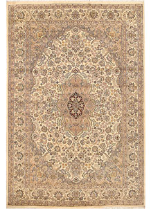 Blanched Almond Isfahan 6' 7 x 9' 9 - SKU 68484