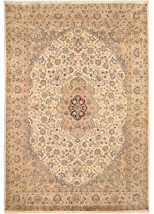 Blanched Almond Isfahan 6' 7 x 9' 7 - SKU 68485