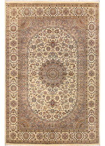 Bisque Isfahan 6' 6 x 9' 9 - SKU 68488