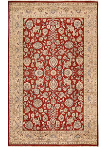 Firebrick Mahal 4' 5 x 7' 2 - SKU 68495