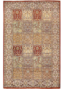 Multi Colored Bakhtiar 4' 7 x 7' - SKU 68501