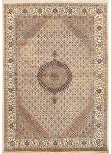 Blanched Almond Tabriz 7' 11 x 11' 4 - SKU 68595