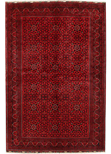 Dark Red Khal Mohammadi 6' 7 x 9' 10 - SKU 68933