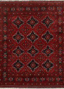 Dark Red Khal Mohammadi 5' 1 x 6' 4 - SKU 69312