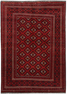 Firebrick Khal Mohammadi 4' 8 x 6' 4 - SKU 69384
