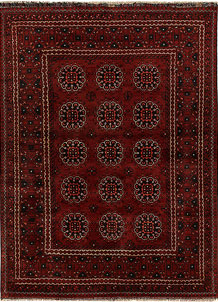 Maroon Khal Mohammadi 4' 10 x 6' 6 - SKU 69393