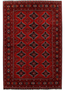 Firebrick Khal Mohammadi 6' 6 x 9' 7 - SKU 69411