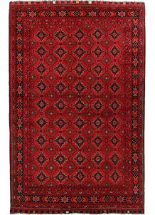 Firebrick Khal Mohammadi 6' 5 x 9' 7 - SKU 69445