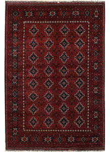Dark Red Khal Mohammadi 6' 5 x 9' 4 - SKU 69458