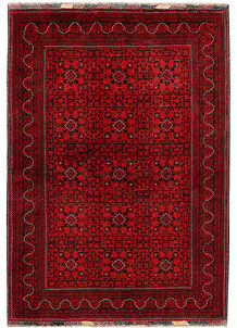 Firebrick Khal Mohammadi 6' 5 x 9' 5 - SKU 69588
