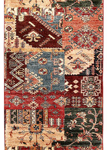 Multi Colored Kazak 2' 8 x 9' 6 - SKU 71190