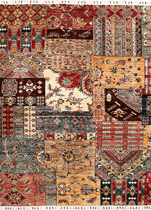 Multi Colored Kazak 5' 1 x 6' 7 - SKU 71238