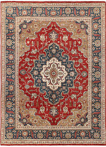 Red Ziegler 7' 11 x 10' 9 - SKU 71452