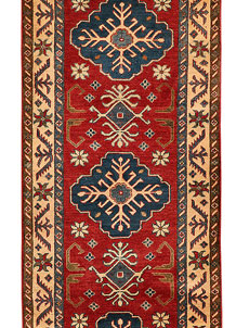 Firebrick Kazak 2' 7 x 9' 5 - SKU 71665