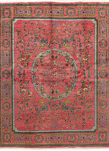 Salmon Suzani 7' 6 x 10' - SKU 72052