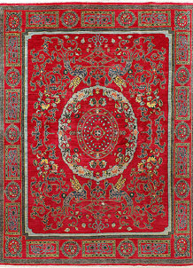 Firebrick Suzani 7' 11 x 10' 3 - SKU 72059