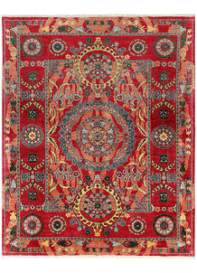 Firebrick Suzani 8' x 10' - SKU 72461