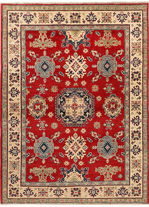 Red Kazak 4' 11 x 6' 7 - SKU 72467