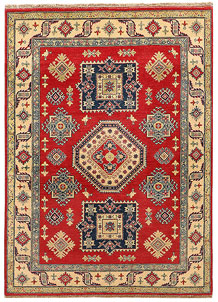 Red Kazak 4' 9 x 7' 1 - SKU 72470