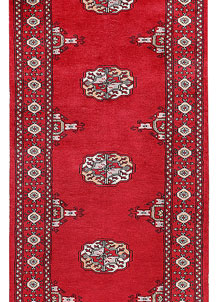 Red Bokhara 2' 7 x 9' 9 - SKU 72568
