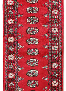 Red Bokhara 2' 5 x 10' - SKU 72572