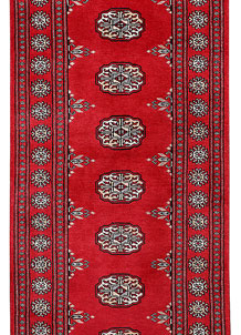 Red Bokhara 2' 4 x 8' 10 - SKU 72607