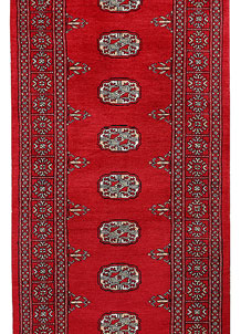 Red Bokhara 2' 6 x 9' 8 - SKU 72612