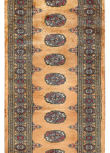 Sandy Brown Bokhara 2' 7 x 9' - SKU 72616