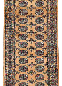 Sandy Brown Bokhara 2' 7 x 10' 7 - SKU 72625