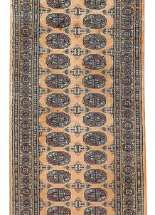 Sandy Brown Bokhara 2' 7 x 11' 10 - SKU 72636