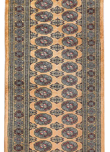 Sandy Brown Bokhara 2' 7 x 10' 6 - SKU 72640