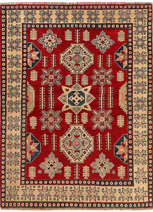 Firebrick Kazak 4' 11 x 6' 7 - SKU 72849