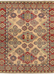 Navajo White Kazak 4' 11 x 6' 7 - SKU 72854