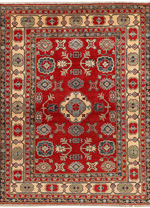 Firebrick Kazak 4' 11 x 6' 8 - SKU 72855