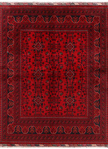 Firebrick Khal Mohammadi 4' 11 x 6' 4 - SKU 72873