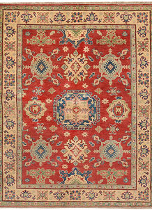 Red Kazak 4' 11 x 6' 7 - SKU 72929