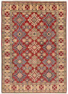 Firebrick Kazak 5' x 6' 11 - SKU 72935